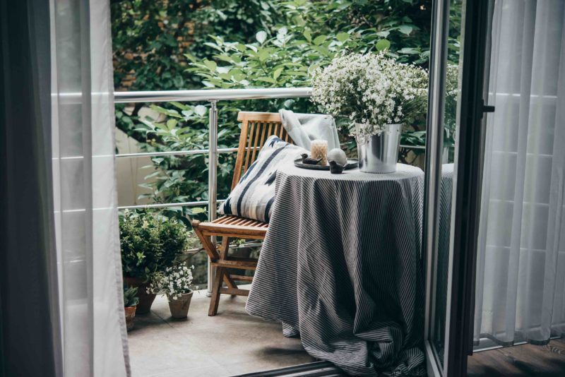 balkon dekoration