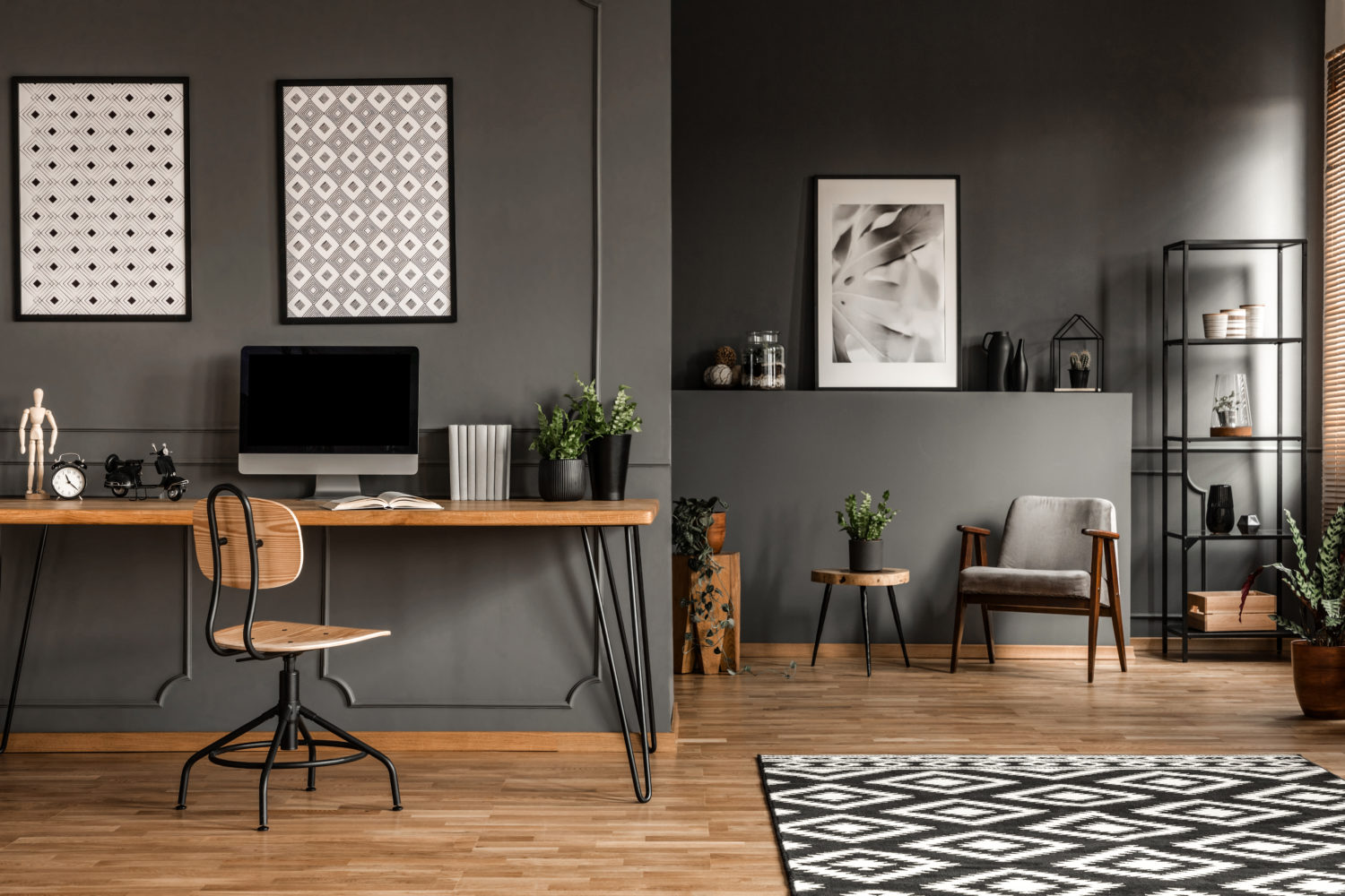 graue wandfarbe ideen: Schwedisches Wohnzimmer