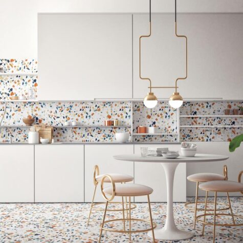 Terrazzo Muster: Küche mit Terrazzo