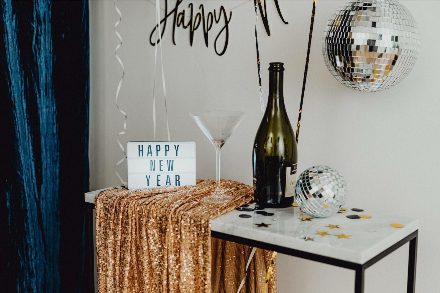 Folienballon Silvester Happy New Year Rund 43cm | Party Schlaudt GmbH