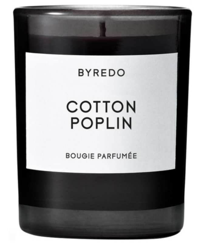 die besten Duftkerzen Byredo Cotton Poplin