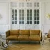 Allergiker-Sofa: Modernes Wohnzimmer mit Ledercouch
