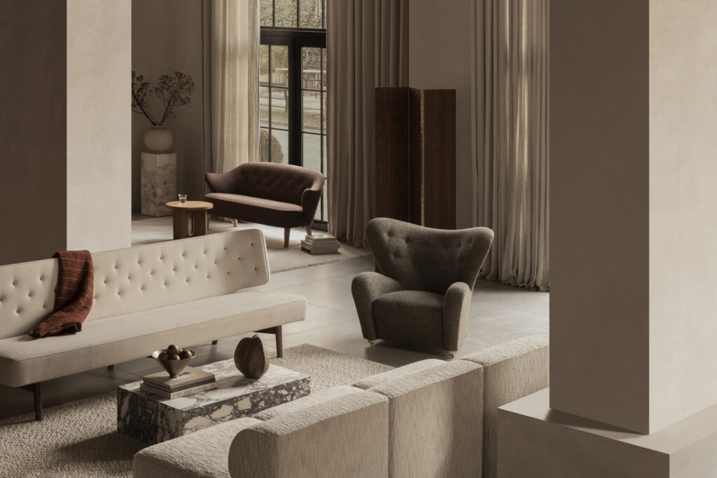 Couchtisch modern dekorieren Marmor Couchtisch